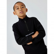 NAME IT Half-zip Sweatshirt Nakob Black