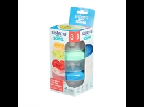 SISTEMA Mini Bites To Go 3 Pack 130ml