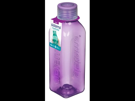 SISTEMA Medium Square Bottle 725ml Lilla