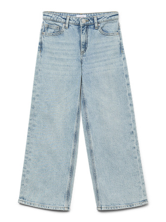 VERO MODA GIRL Brede Jeans Tessa Light Blue Denim