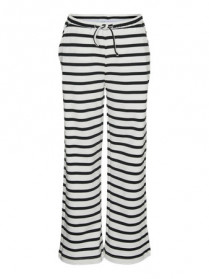 VERO MODA GIRL Wide Pants Tala Snow White Black