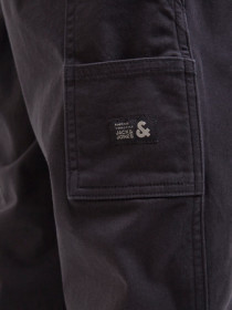 Jack & Jones Cargo Jeans Carpenter Black Stitching