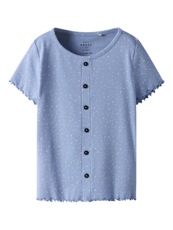 NAME IT Rib T-shirt Vemia Serenity Dots