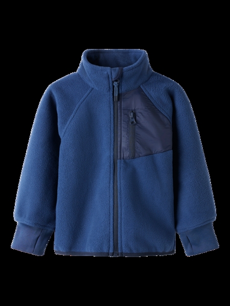 NAME IT Vindtæt Fleece Jakke Move03 Sargasso Sea