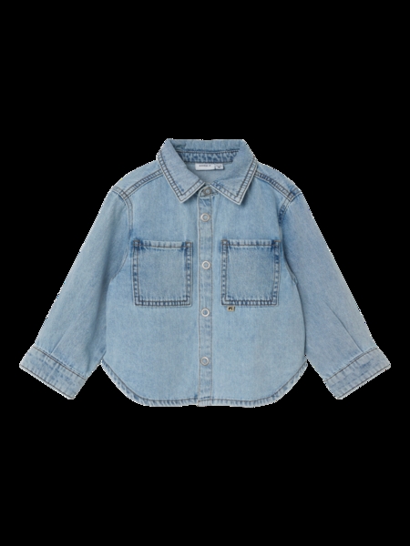 NAME IT Denim Skjorte Ten Light Blue Denim