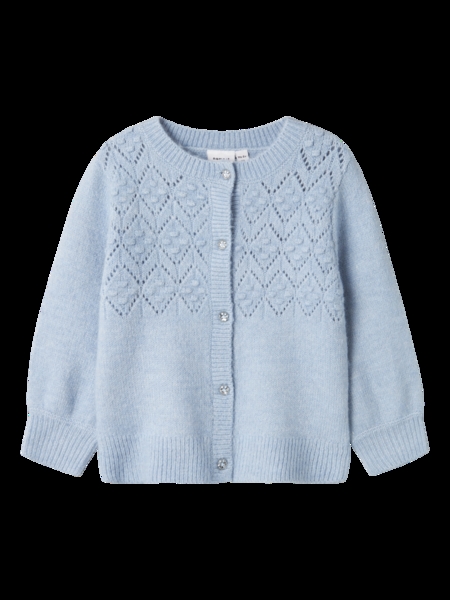 NAME IT Strik Cardigan Batrille Subdued Blue