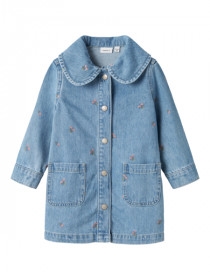 NAME IT Kirsebær Kjole Piper Light Blue Denim