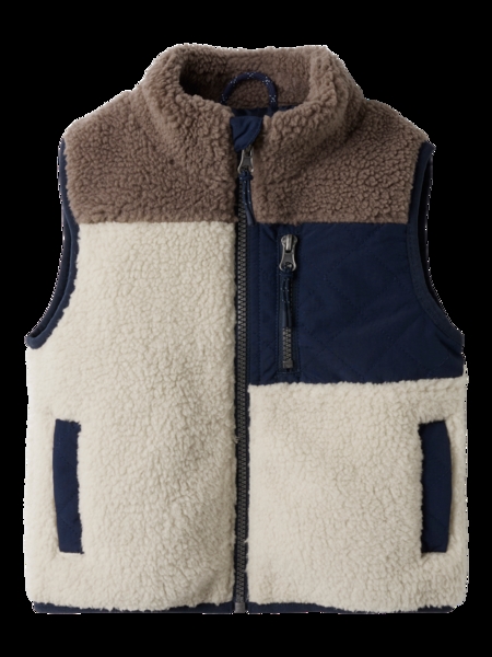 NAME IT Teddy Vest Monico Fog