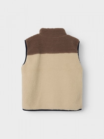 NAME IT Teddy Vest Monico Fog