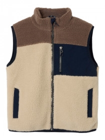 NAME IT Teddy Vest Monico Fog