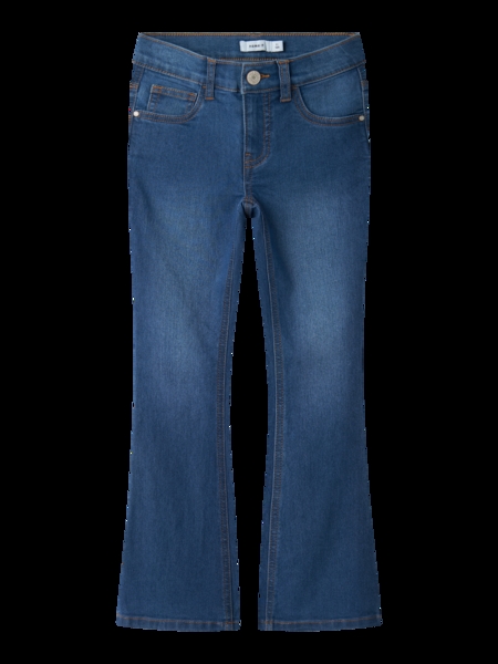 NAME IT Bootcut Jeans Polly Dark Blue Denim