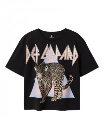 NAME IT Def Leppard T-Shirt Jikki Black