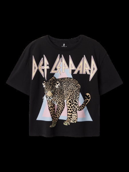 NAME IT Def Leppard T-Shirt Jikki Black