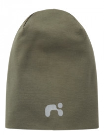 NAME IT Beanie Moppy Logo Dusty Olive