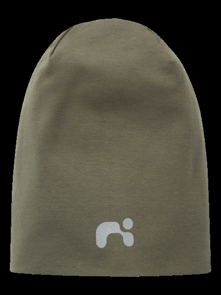 NAME IT Beanie Moppy Logo Dusty Olive