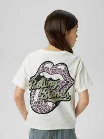 NAME IT Rolling Stones T-Shirt Jill Cloud Dancer