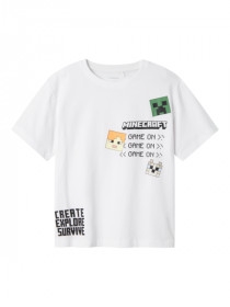 NAME IT Minecraft T-shirt Jafar Bright White