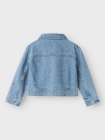 NAME IT Kirsebær Denimjakke Piper Light Blue Denim