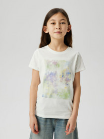 NAME IT T-Shirt Batu Cloud Dancer Arcadian Green