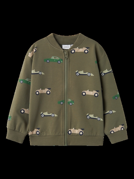 NAME IT Sweat Cardigan Brais Dusty Olive