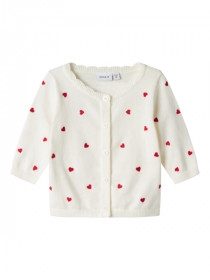 NAME IT Baby Strik Cardigan Fisilly Cloud Dancer