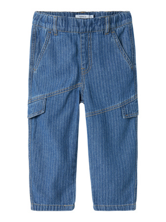 NAME IT Jeans Ben Tap Stripe Medium Blue Denim