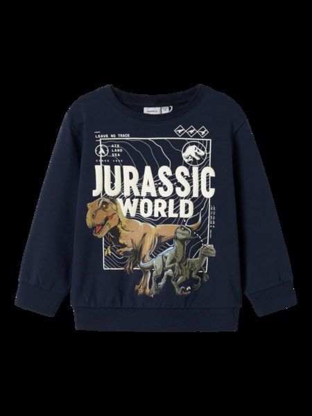 NAME IT Sweatshirt Jurassic For Navy Blazer