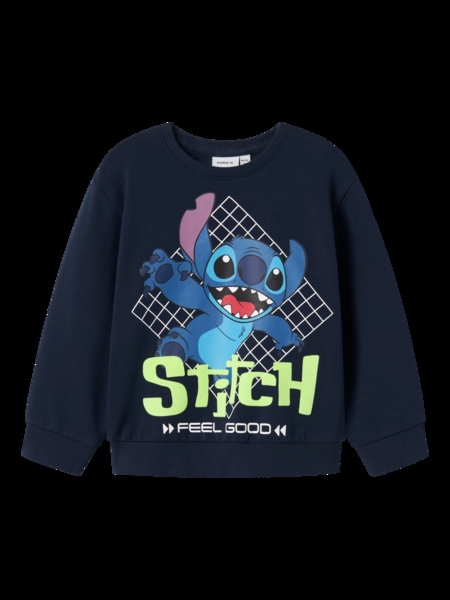 NAME IT Stitch Sweatshirt Felix Navy Blazer