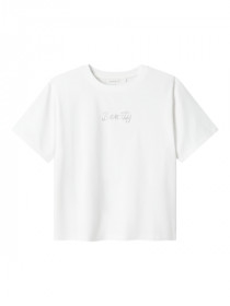 NAME IT T-Shirt Delik Bright White