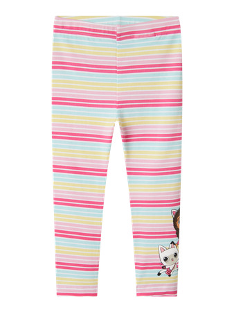 NAME IT Gabby Cat Leggings Mena Pink Frosting