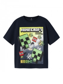 NAME IT Minecraft T-Shirt Mus Navy Blazer