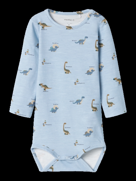 NAME IT Langærmet Body Dinos Celestial Blue