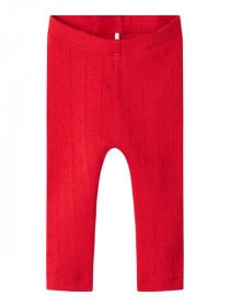 NAME IT Hulmønstrede Leggings Dagnes Chinese Red