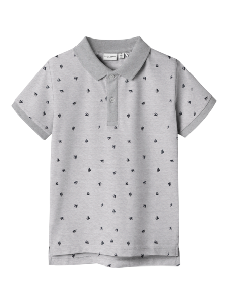 NAME IT Polo T-Shirt Volo Light Grey Melange