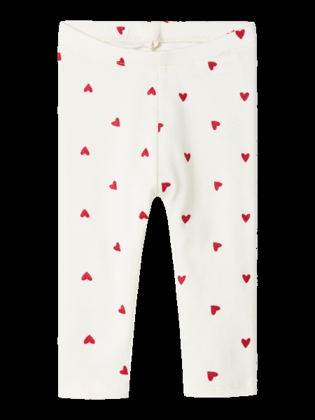 NAME IT Baby Leggings Dheart Cloud Dancer