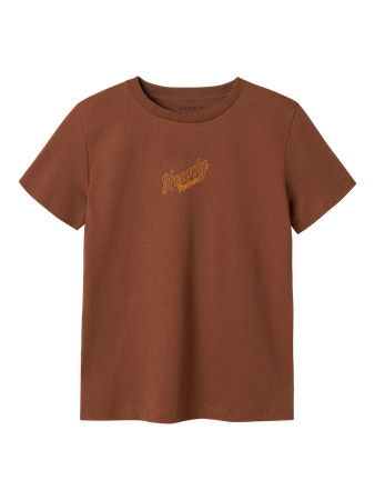 NAME IT T-shirt Rancher Carob Brown