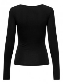 ONLY Vendbar Langærmet Bluse Free Life Black