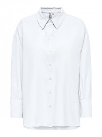 ONLY Oversize Oxford Skjorte Lina Bright White