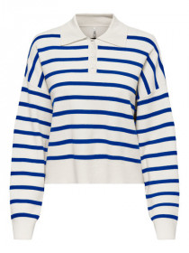 ONLY Strik Poloshirt Lucy Cloud Dancer