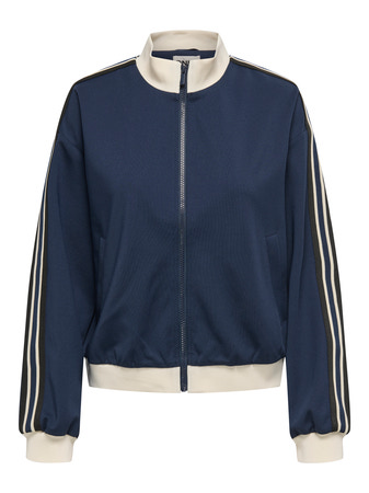 ONLY Track Zip Cardigan Warm Up Navy Blazer