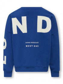 ONLY KIDS Sweatshirt Ditte Mazarine Blue London