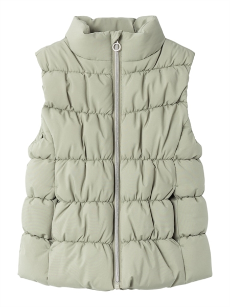 NAME IT Puffer Vest Morning Seagrass