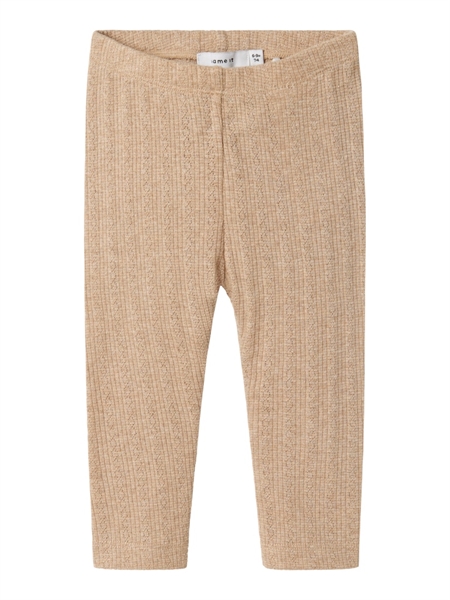 NAME IT Glimmer Leggings Ohusa Oxford Tan