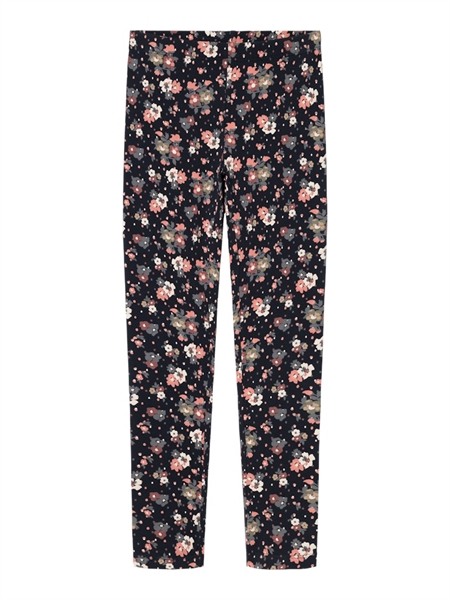 NAME IT Leggings Vivian Dark Sapphire Flowers