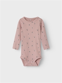 NAME IT Langærmet Body Rica Pale Mauve