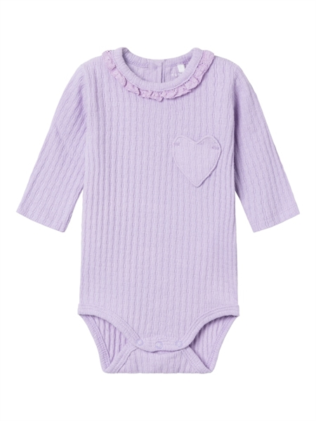 NAME IT Langærmet Body Jilise Purple Rose