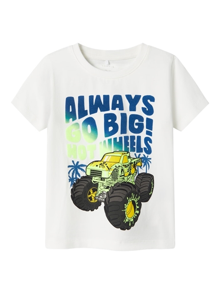 NAME IT Hotwheels T-shirt Morat Cloud Dancer