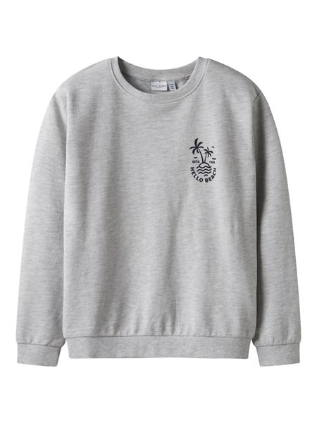 NAME IT Sweatshirt Vasse Light Grey Melange