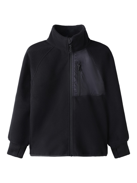 NAME IT Vindtæt Fleece Jakke Move03 Black