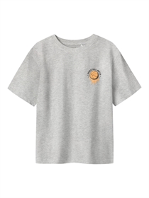 NAME IT T-Shirt Beask Light Grey Melange